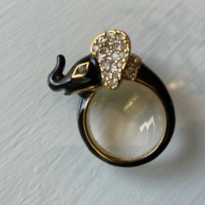 Elephant Enamel & Crystal Ring by Ann Taylor for St. Jude